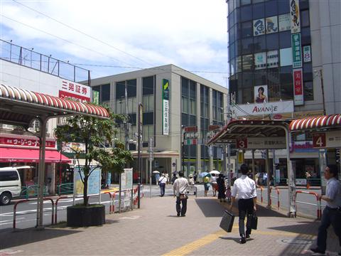 西荻窪駅前の風景