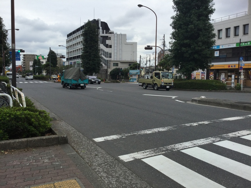 千川駅周辺の道路