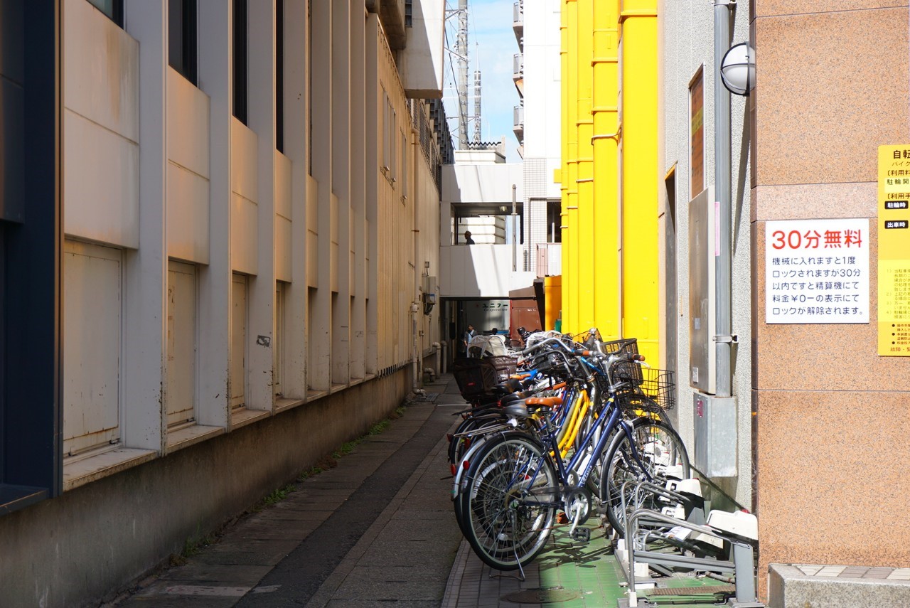 本八幡駅周辺の自転車